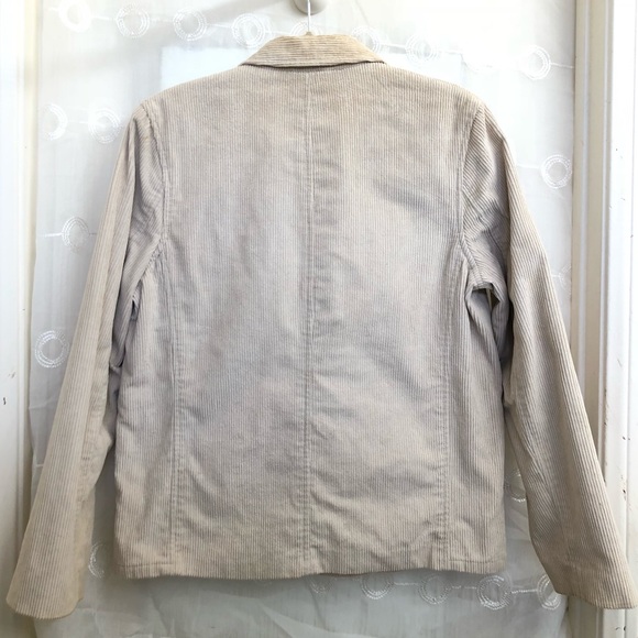 J Crew Corduroy Cream Barn Jacket - Picture 6 of 8